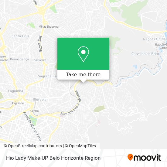 Hio Lady Make-UP map