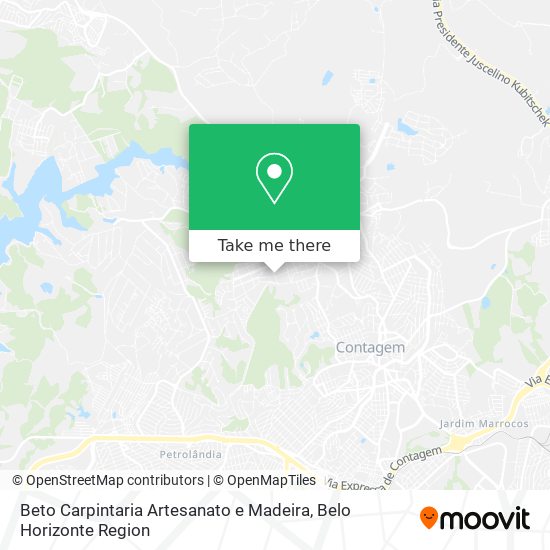 Beto Carpintaria Artesanato e Madeira map