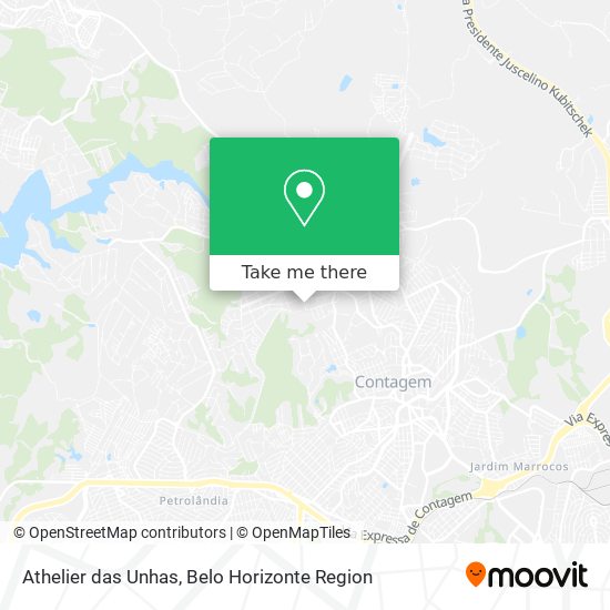 Athelier das Unhas map