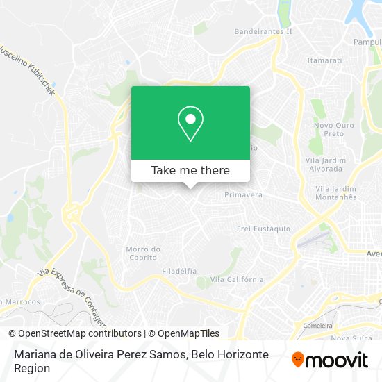 Mariana de Oliveira Perez Samos map
