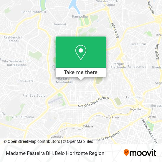 Madame Festeira BH map
