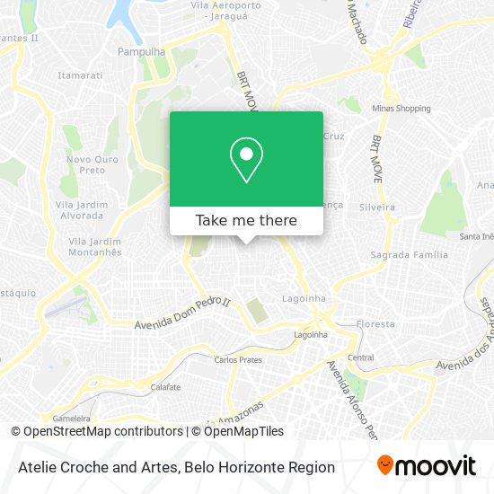 Atelie Croche and Artes map