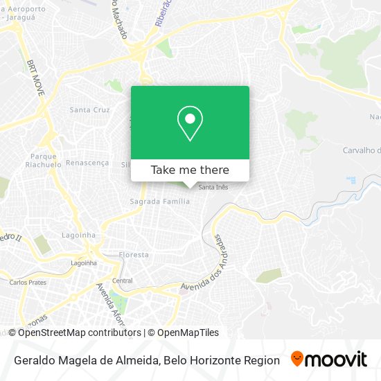 Geraldo Magela de Almeida map
