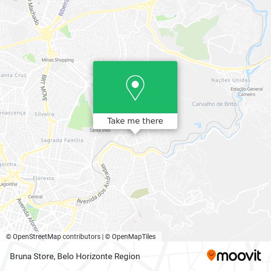 Mapa Bruna Store