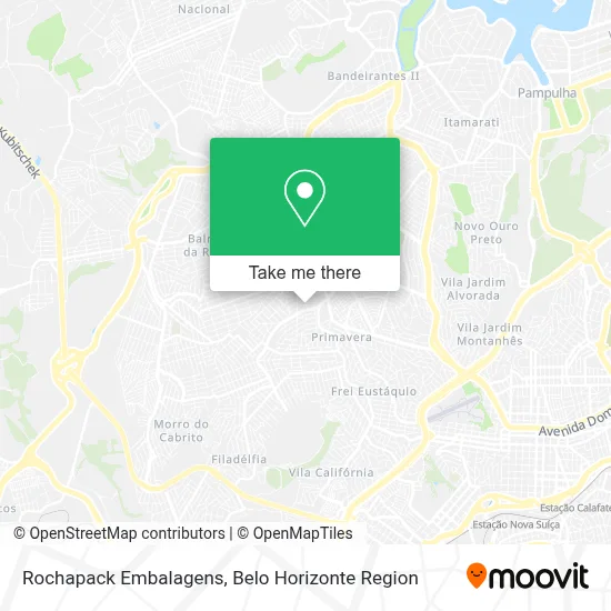 Rochapack Embalagens map