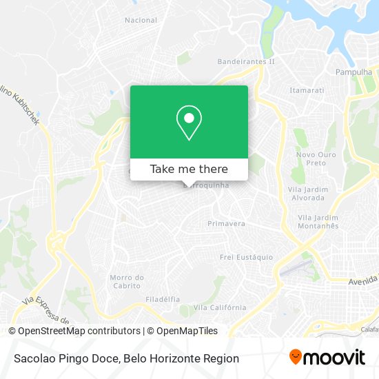 Sacolao Pingo Doce map