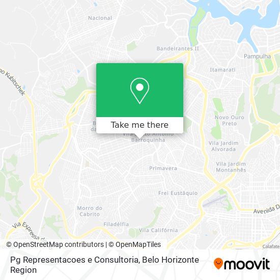 Pg Representacoes e Consultoria map