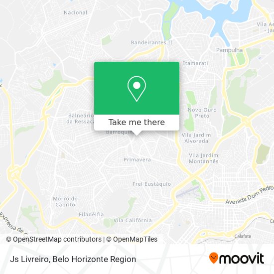 Js Livreiro map