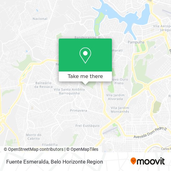 Fuente Esmeralda map