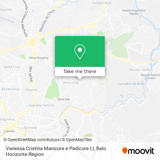 Vanessa Cristina Manicure e Pedicure Lt map