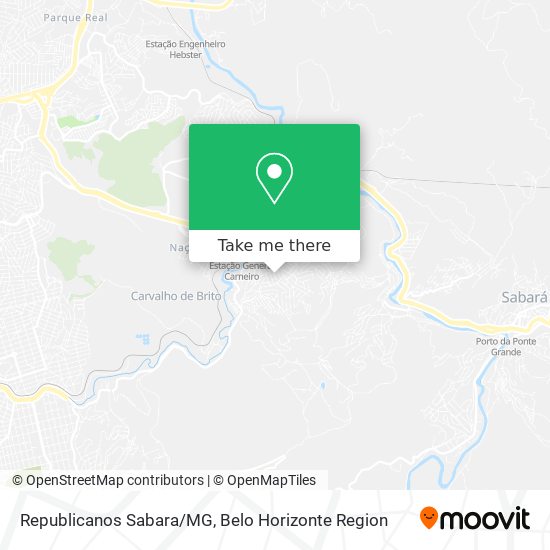 Republicanos Sabara/MG map