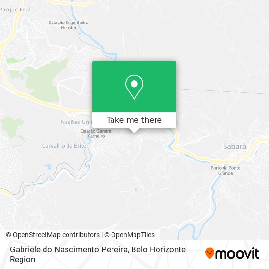 Gabriele do Nascimento Pereira map