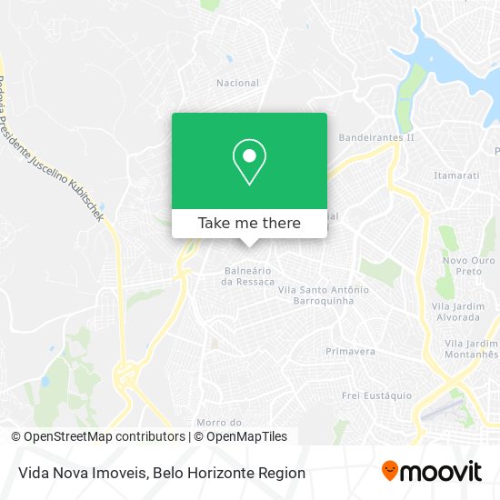Vida Nova Imoveis map