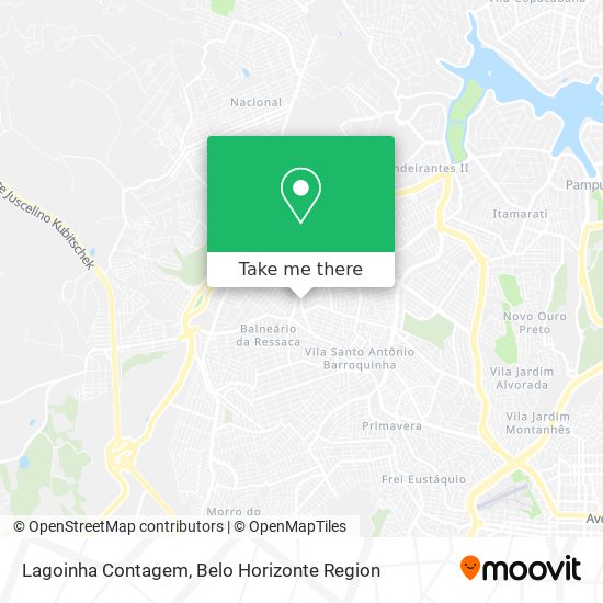 Lagoinha Contagem map