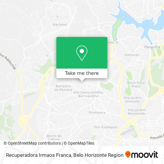 Recuperadora Irmaos Franca map