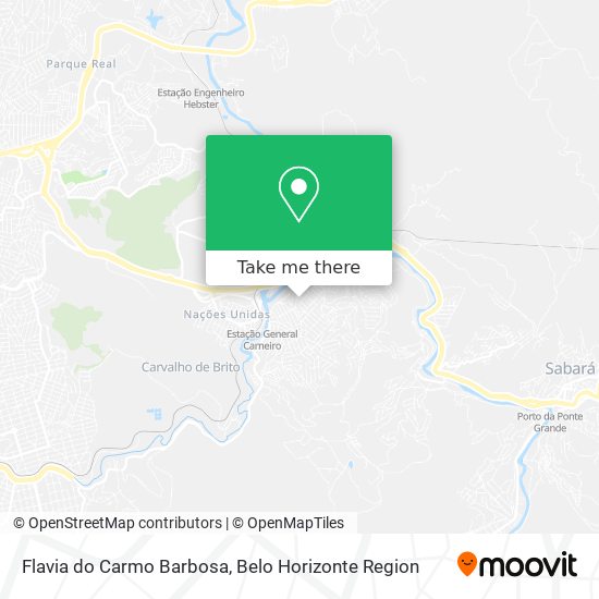 Flavia do Carmo Barbosa map