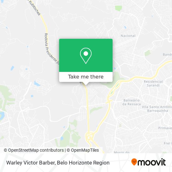 Warley Victor Barber map