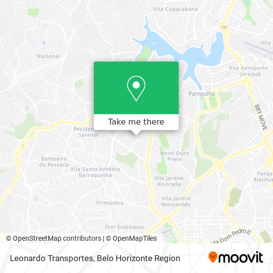 Leonardo Transportes map