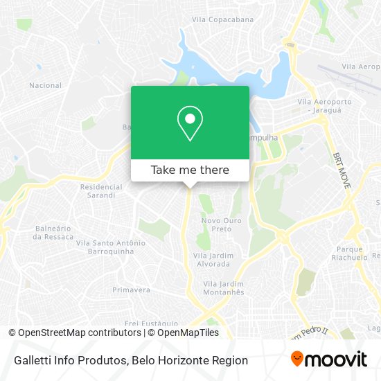 Galletti Info Produtos map