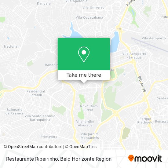 Mapa Restaurante Ribeirinho