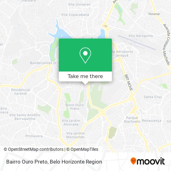 Bairro Ouro Preto map