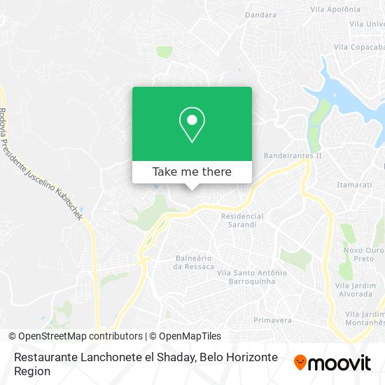 Restaurante Lanchonete el Shaday map