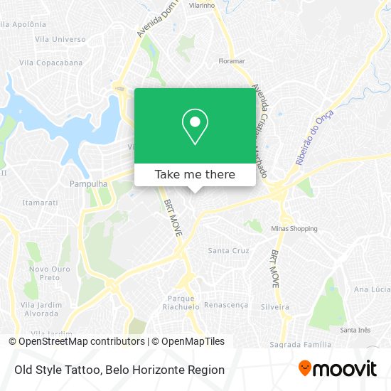 Old Style Tattoo map