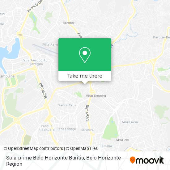 Solarprime Belo Horizonte Buritis map