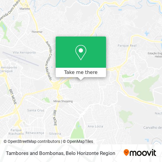 Tambores and Bombonas map