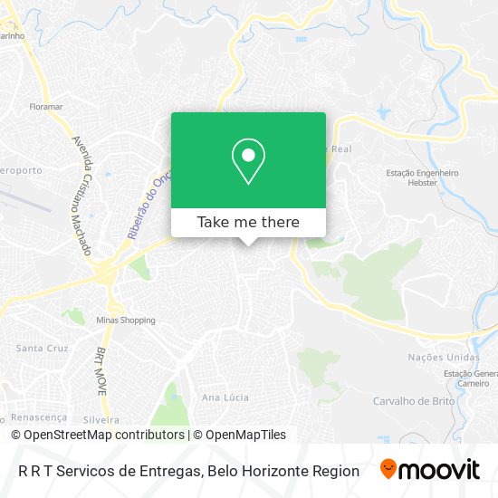 R R T Servicos de Entregas map