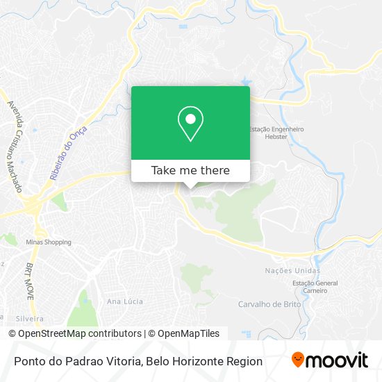 Ponto do Padrao Vitoria map