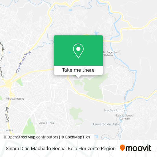 Sinara Dias Machado Rocha map