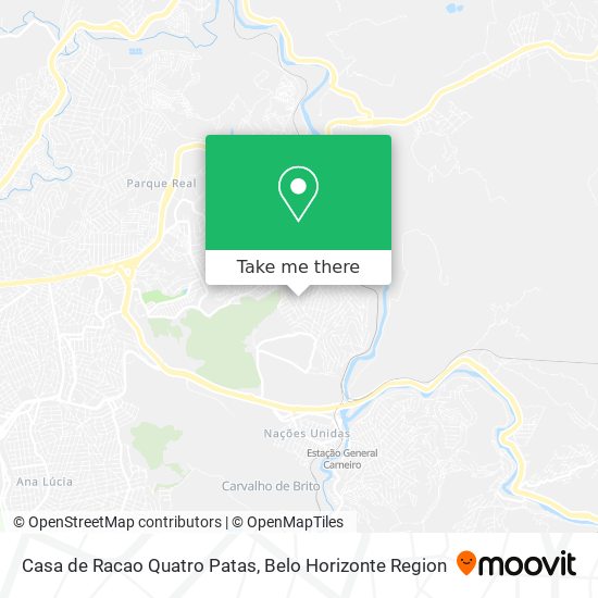 Casa de Racao Quatro Patas map