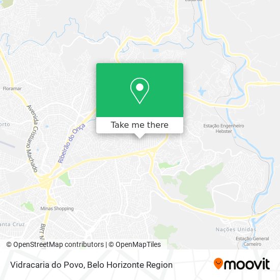 Vidracaria do Povo map