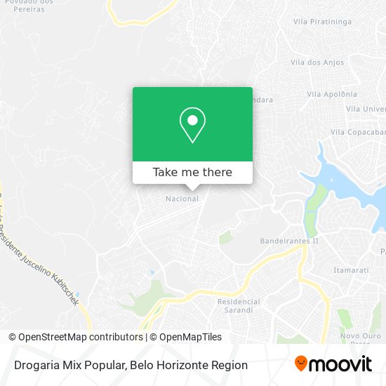 Drogaria Mix Popular map