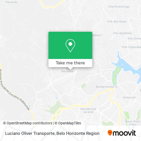 Luciano Oliver Transporte map
