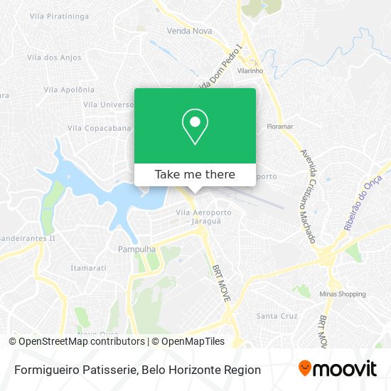 Formigueiro Patisserie map