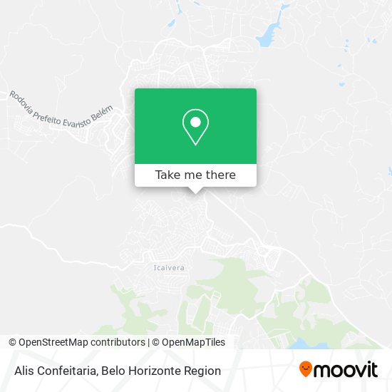 Alis Confeitaria map