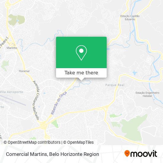 Comercial Martins map