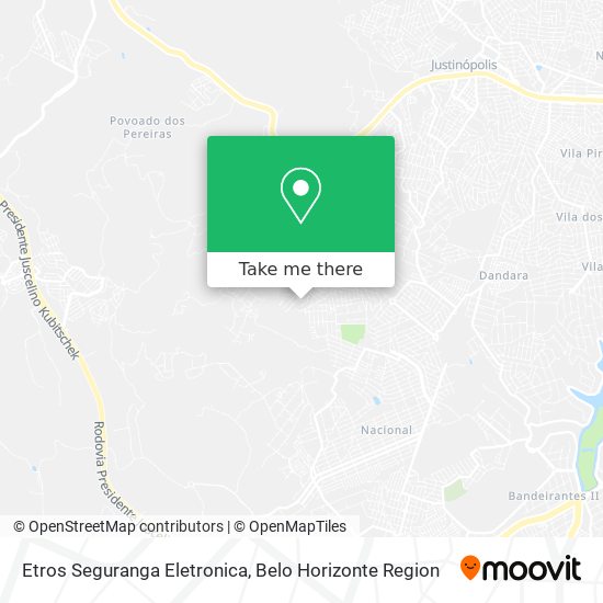 Etros Seguranga Eletronica map