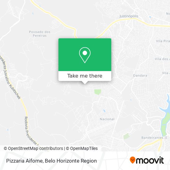 Pizzaria Aifome map