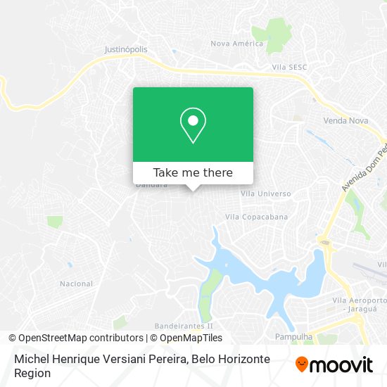 Michel Henrique Versiani Pereira map