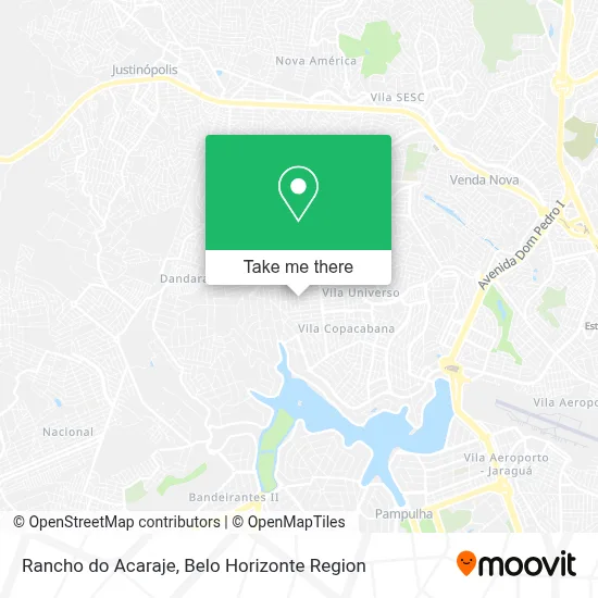 Rancho do Acaraje map