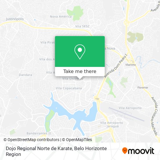 Dojo Regional Norte de Karate map