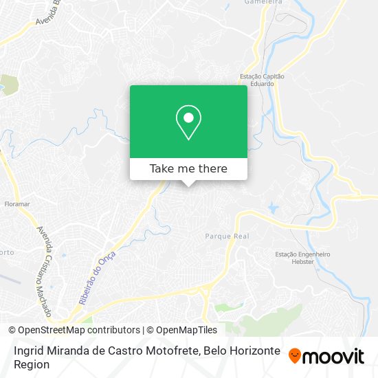 Mapa Ingrid Miranda de Castro Motofrete