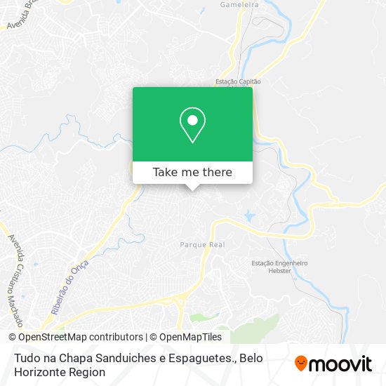 Tudo na Chapa Sanduiches e Espaguetes. map