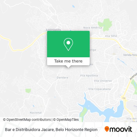 Bar e Distribuidora Jacare map