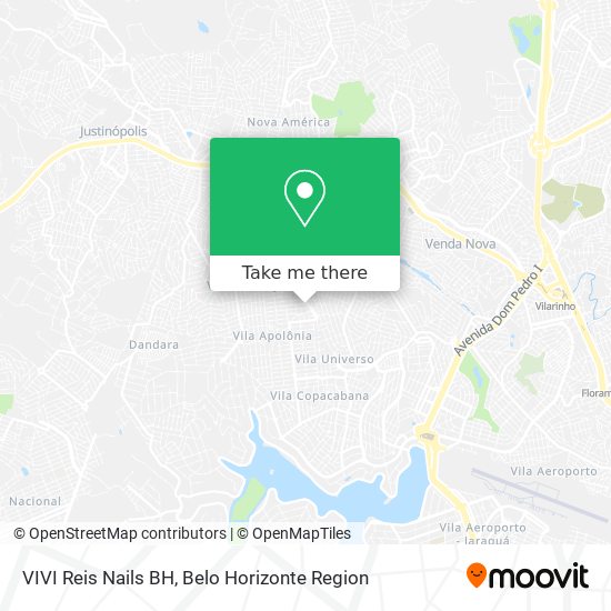 VIVI Reis Nails BH map