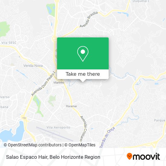 Salao Espaco Hair map