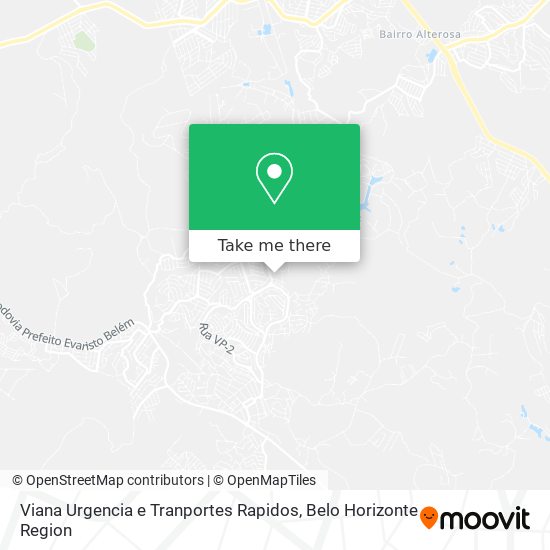 Viana Urgencia e Tranportes Rapidos map
